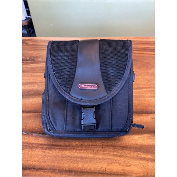 Nintendo 3DS Case Tote Black Cross Body Carrying Organizer Storage - NO STRAP - Picture 14 of 14